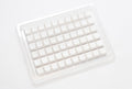 Ducky White Blank 132 Key MDA Profile PBT Keycap Set