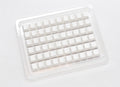 Ducky White Blank 132 Key Cherry Profile PBT Keycap Set