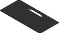 Black IKEA ALEX Desk Mat (39" / 100 cm) Full-desk Mouse Pad