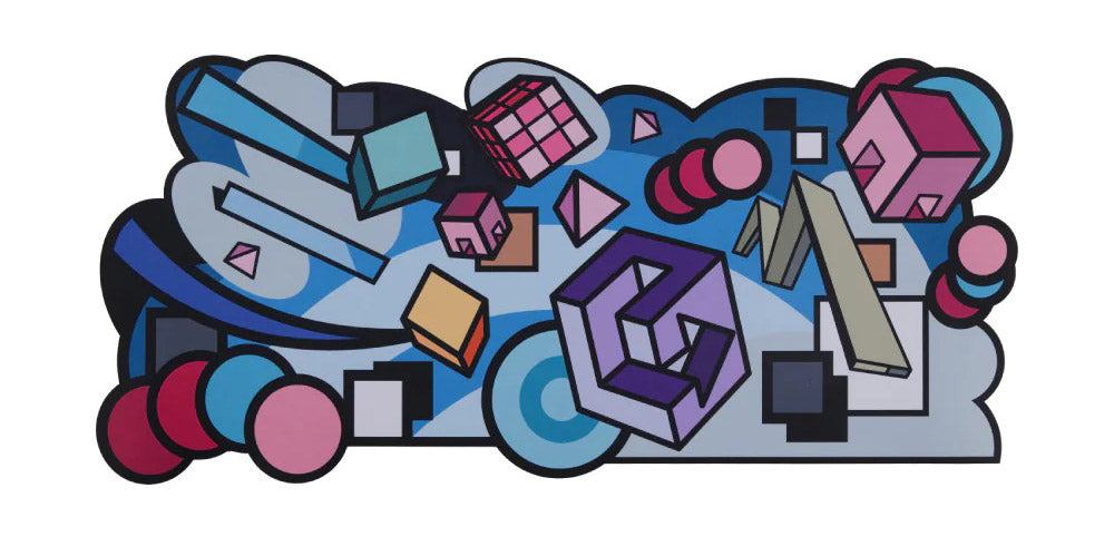 ONEofZERO Retrograde Andre Kan Desk Mat