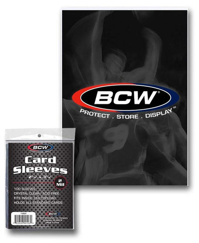 Standard Card Sleeves - Clear (100-Pack) - BCW Card Sleeves
