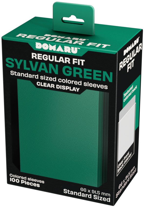 Gatherer's Tavern DOMARU Regular Fit Sleeves - Standard Size - 100ct - Sylvan Green
