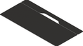Black w/ White Stitching IKEA ALEX Desk Mat (39" / 100 cm) Full-desk Mouse Pad