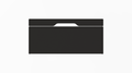 Black w/ White Stitching IKEA ALEX Desk Mat (39" / 100 cm) Full-desk Mouse Pad
