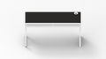 Black w/ White Stitching IKEA MICKE Desk Mat (56" / 142 cm) Full-desk Mouse Pad