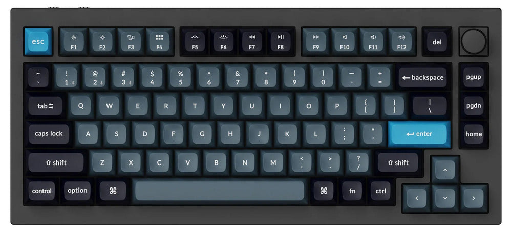 Keychron Q1 Pro w/ Knob Aluminum 75% Hotswap RGB Mechanical Keyboard