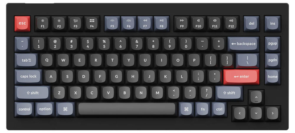 Keychron V1 75% Hotswap RGB Win + Mac Mechanical Keyboard