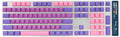Ducky Ultra Violet 108 Key OEM Profile Double Shot PBT Keycap Set