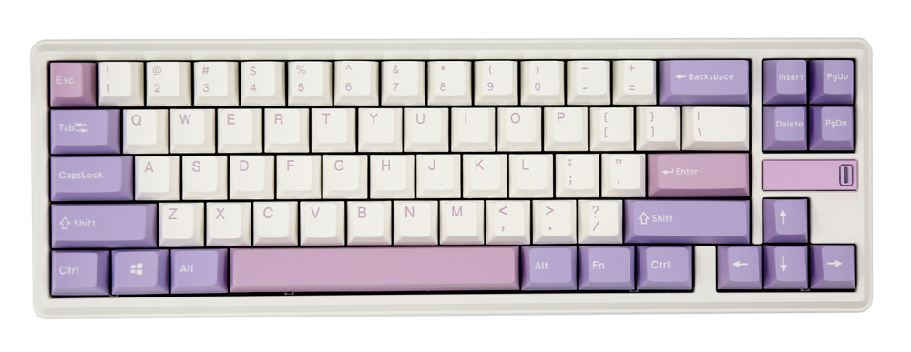 Varmilo Sword68 Lilac Aluminum 65% Hotswap Wireless RGB Mechanical Keyboard