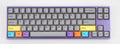 Ducky x Varmilo Miya Pro Purple 65% Pink LED Dye Sub PBT Mechanical Keyboard