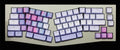Tai-Hao Aurora Wave Purple Backlit 143 Key BOBO Profile Double Shot ABS Keycap Set