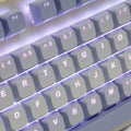 Tai-Hao Aurora Wave Purple Backlit 113 Key BOBO Profile Double Shot ABS Keycap Set