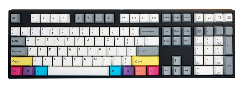 Varmilo VPE108 CMYK Hotswap Triple Mode White LED Mechanical Keyboard