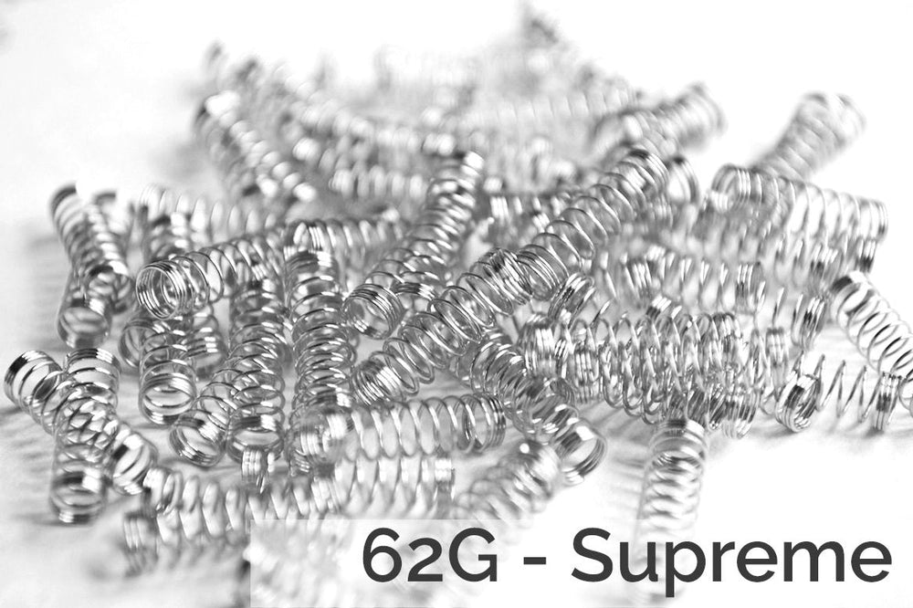 MK 100x Cherry MX Stainless Steel Springs 62G SPRiT Edition