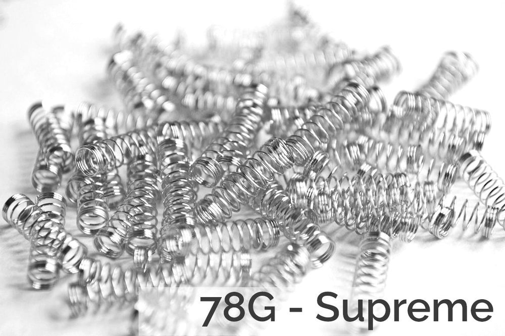 MK 100x Cherry MX Stainless Steel Springs 78G SPRiT Edition