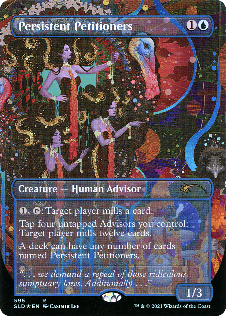 Persistent Petitioners (SLD-595) - Secret Lair Drop (Borderless) Foil