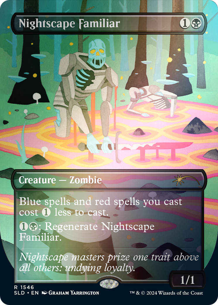 Nightscape Familiar (SLD-1546â˜…) - Secret Lair Drop (Borderless) Foil