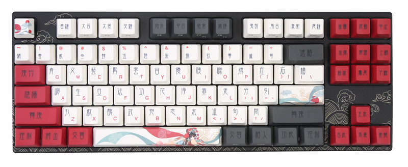 Varmilo VPM87 Beijing Opera TKL White LED EC Keyboard