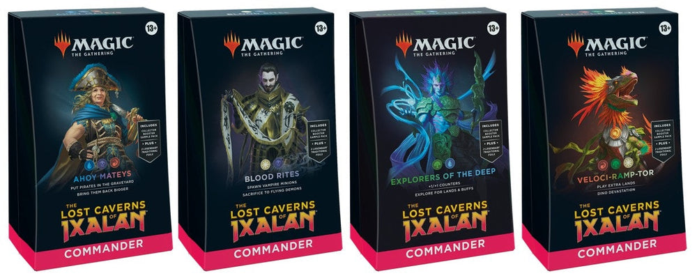 Magic The Gathering - Lost Caverns of Ixalan Commander Deck Box (4ct)