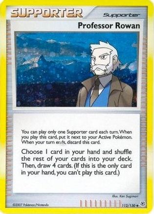 Professor Rowan (Cosmos Holo) (112/130) - Miscellaneous Cards & Products Holofoil
