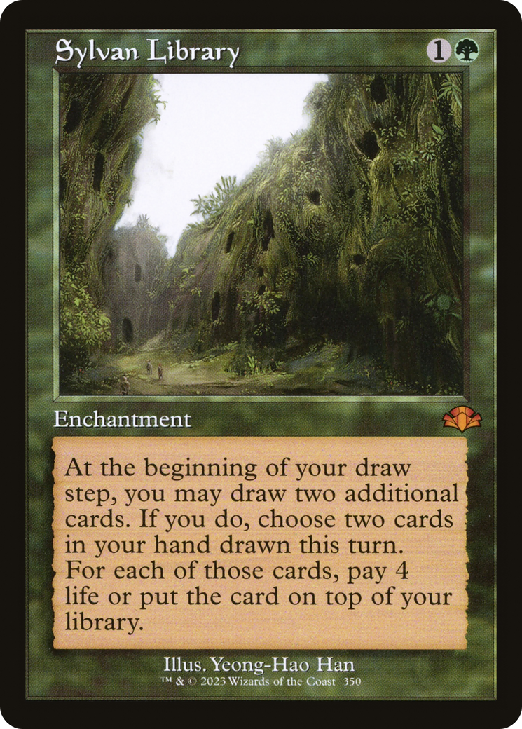 Sylvan Library - Dominaria Remastered Foil