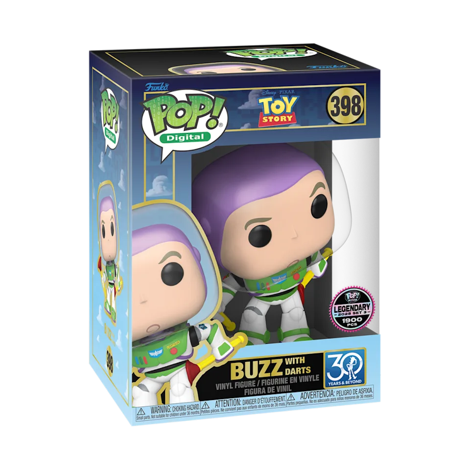 Funko Pixar! - Toy Story 30 Years - Buzz Lightyear - #398 - Legendary Limited Edition to 1,850 + Protector