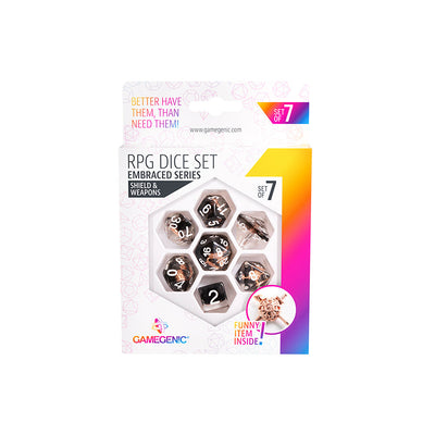 Gamegenic Embraced Series - Shield & Weapons - RPG Dice Set (7pcs)