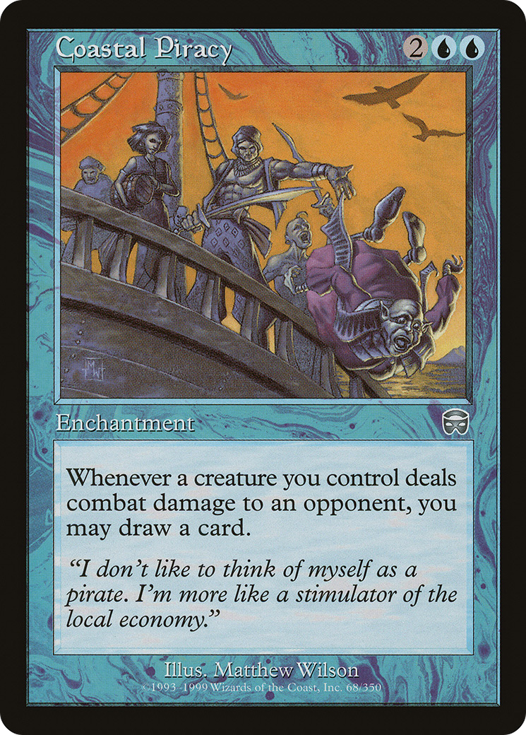 Coastal Piracy (MMQ-068) - Mercadian Masques Foil