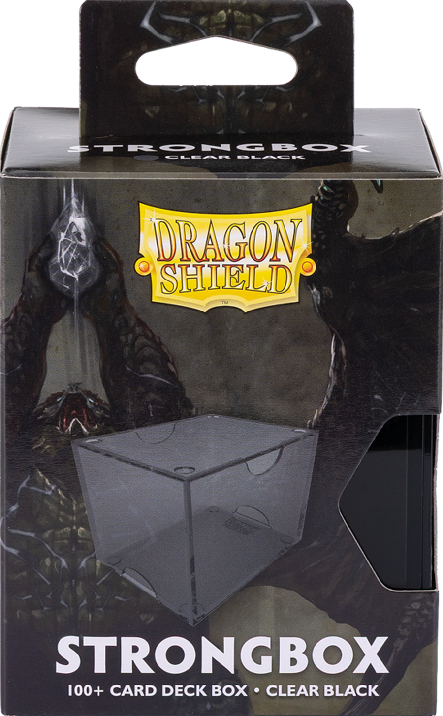 Dragon Shield Strongbox Deck Case - 100+ - Clear Black