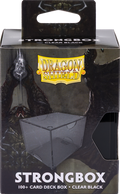 Dragon Shield Strongbox Deck Case - 100+ - Clear Black