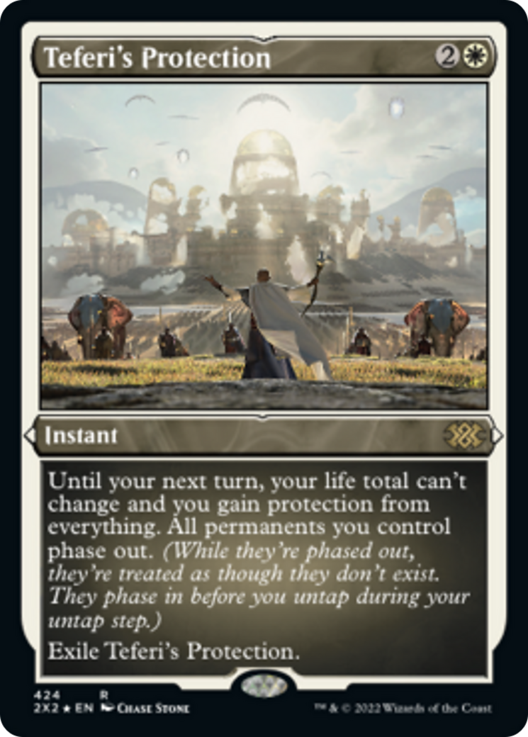 Teferi's Protection (2X2-424) - Double Masters 2022 Etched Foil