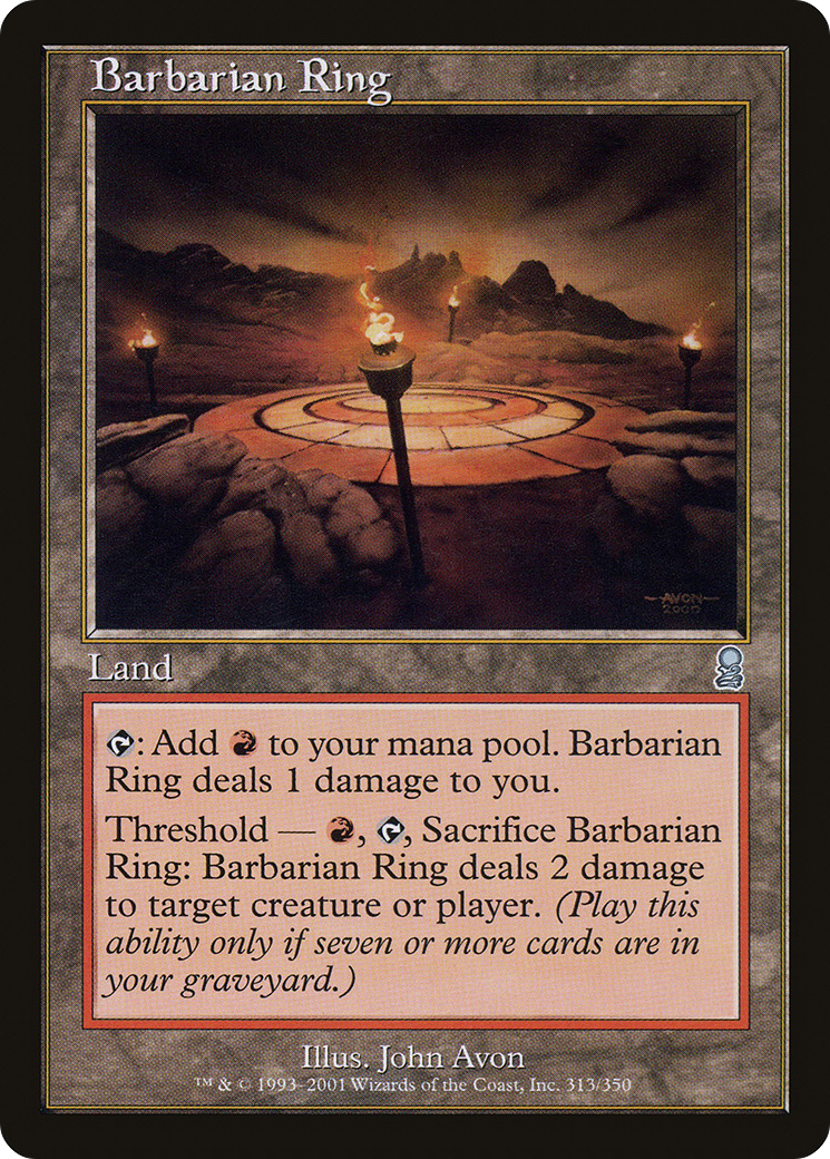 Barbarian Ring (ODY-313) - Odyssey Foil