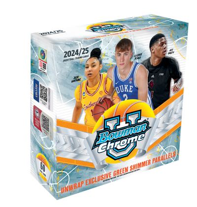 2024/25 Bowman Chrome University Basketball Mega Box