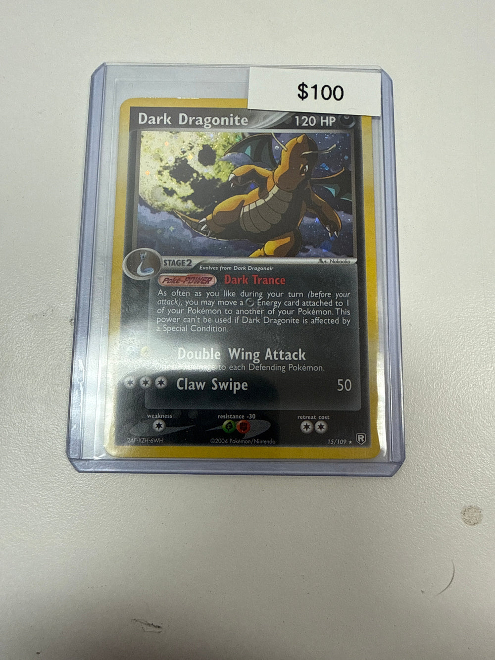 Pokemon Dark Dragonite Holo #15/109