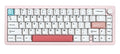 Yunzii AL66 Pink Aluminum 65% Hotswap Bluetooth + 2.4 GHz. RGB Mechanical Keyboard