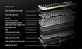Yunzii AL71 Aluminum 65% Hotswap Bluetooth + 2.4 GHz. RGB Mechanical Keyboard