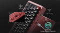 Yunzii AL71 Aluminum 65% Hotswap Bluetooth + 2.4 GHz. RGB Mechanical Keyboard