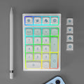 Yunzii YZ21 Mint Numpad Hotswap Bluetooth + 2.4 GHz. RGB Mechanical Keyboard