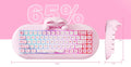 Yunzii C68 Cat Silicone 65% Hotswap Bluetooth + 2.4 GHz. RGB Mechanical Keyboard