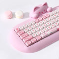 Yunzii Meow Meow Pink 141 Key MOA Profile Dye Sub PBT Keycap Set
