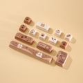 Yunzii Meow Meow Coffee 141 Key MOA Profile Dye Sub PBT Keycap Set