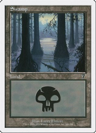 Swamp (348) (7ED-348) - 7th Edition Foil