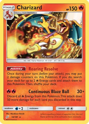 Charizard (14/181) - SM  Team Up