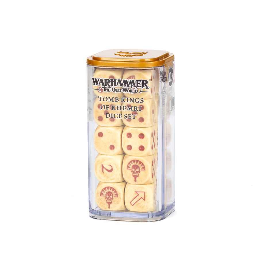 Warhammer The Old World Tomb Kings of Khemri Dice Set
