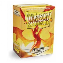 Dragon Shield Standard Matte Card Sleeves Yellow 100ct