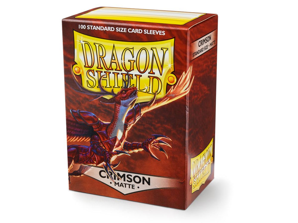 Dragon Shield Standard Matte Card Sleeves Crimson 100ct