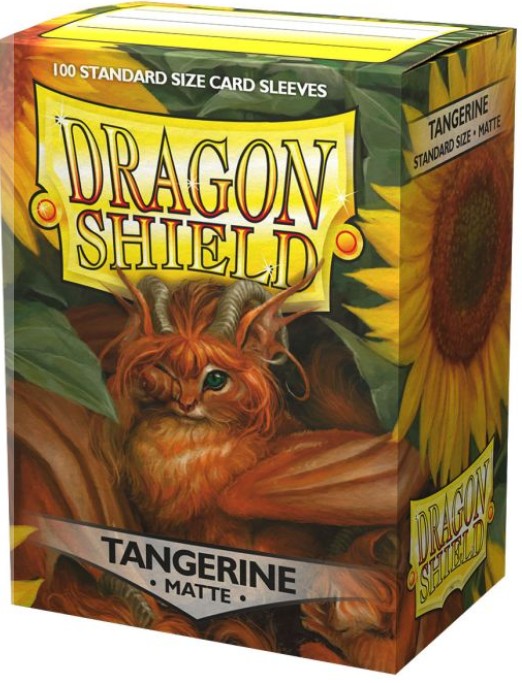 Dragon Shield Standard Matte Card Sleeves Tangerine 100ct