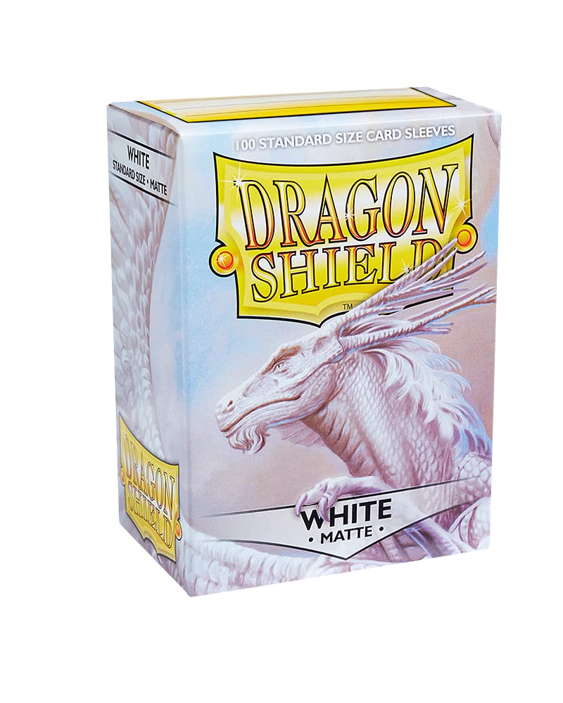 Dragon Shield Standard Matte Card Sleeves White 100ct