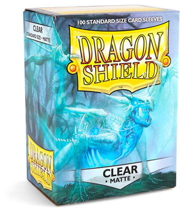 Dragon Shield Standard Matte Card Sleeves Clear 100ct