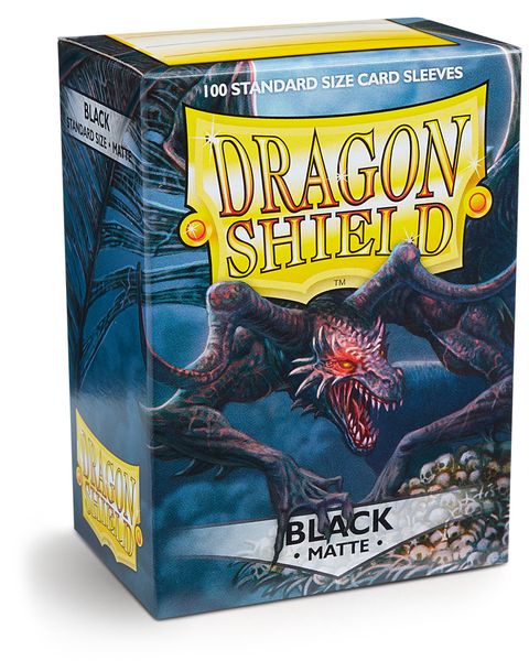 Dragon Shield Standard Matte Card Sleeves Black 100ct